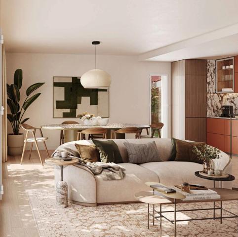 Appartement T2 au premier et dernier étage avec terrasse et parking sécurisé