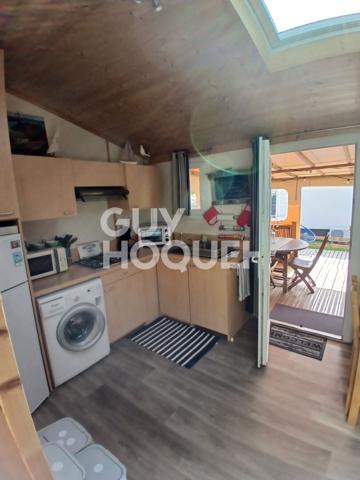 TERRAIN DE LOISIRS 202 m2 avec Mobilhome3P, 2ch, ST PIERRE OLERON