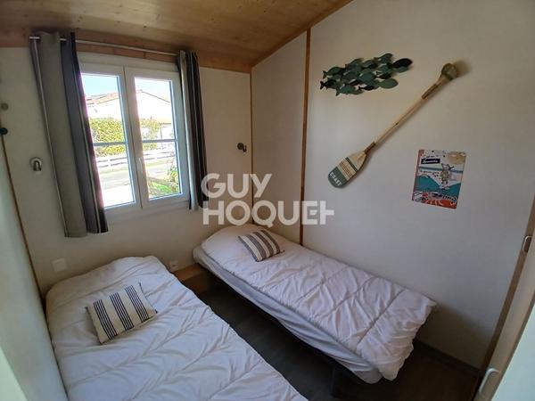 TERRAIN DE LOISIRS 202 m2 avec Mobilhome3P, 2ch, ST PIERRE OLERON