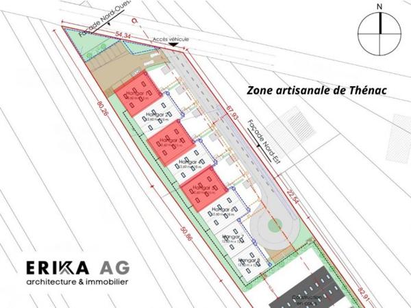 Local industriel Thénac 189 m²