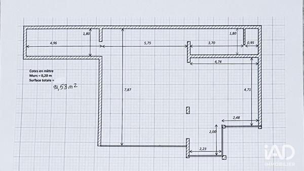 Location boutique/local commercial 91 m² Mouans-Sartoux
