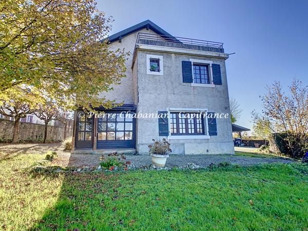 Maison à vendre - 7 pièces - 185 m² habitables - 326 m² au sol - 1359 m² de terrain - vue panoramique - COLLONGES SOUS SALEVE (74)