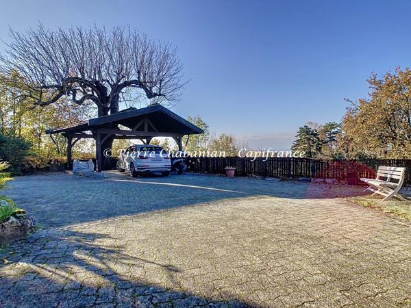 Maison à vendre - 7 pièces - 185 m² habitables - 326 m² au sol - 1359 m² de terrain - vue panoramique - COLLONGES SOUS SALEVE (74)