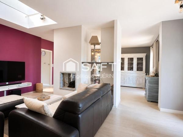 Maison individuelle avec jardin, double garage et potentiel d’agrandissement