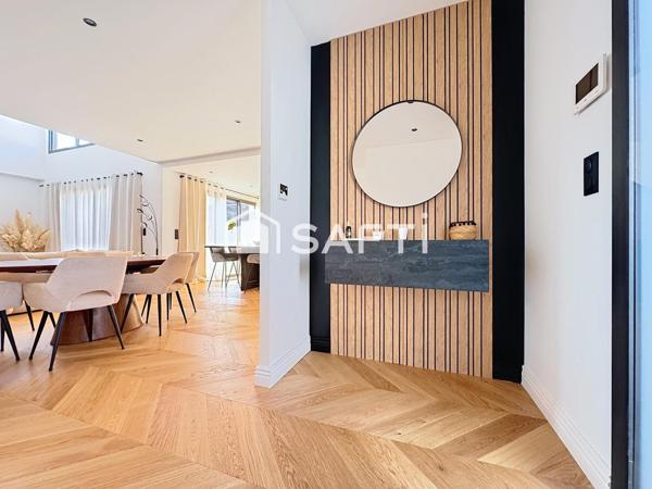 Maison contemporaine 4 chambres, un garage