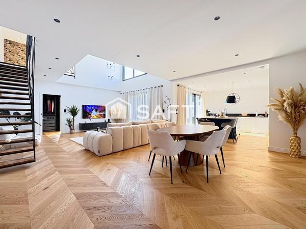 Maison contemporaine 4 chambres, un garage