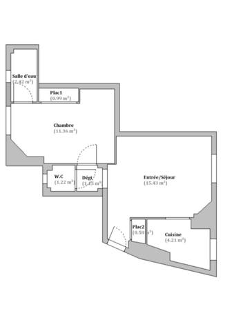 Location appartement 2 pièces 37,36 m² Le Perreux-sur-Marne