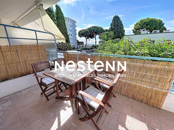 GOLFE JUAN - 2 P - 60m2- Vue mer - TERASSE 14m² - RENOVE - SUD