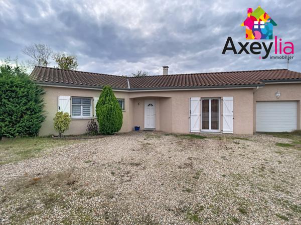 Mably (42300) A VENDRE - MABLY - MAISON DE PLAIN-PIED DE 2005 AVEC 3 CHAMBRES, GARAGE ET TERRAIN