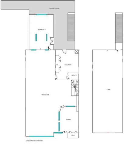 IMMEUBLE pour commerce et/ou habitation + cour