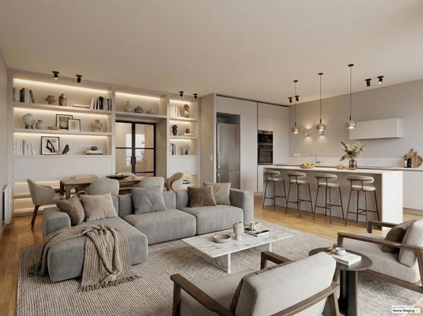 Grand F2 Parfait Etat au soleil étage élevé deux balcons