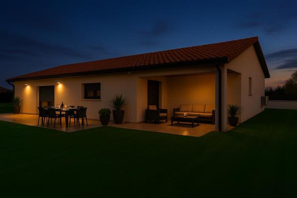 Plain-pied 2021 ,Lumineuse & clé en main .Secteur recherché de Villerest