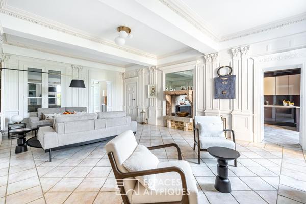 Location Meublée d’Exception : Appartement de Prestige en rez-de-jardin au coeur d’une bâtisse en Pierres Dorées
