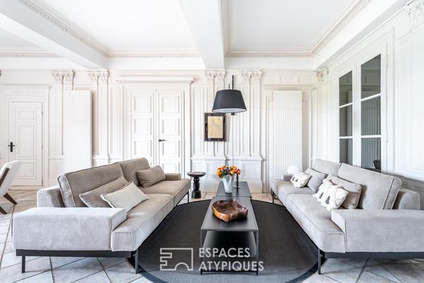 Location Meublée d’Exception : Appartement de Prestige en rez-de-jardin au coeur d’une bâtisse en Pierres Dorées