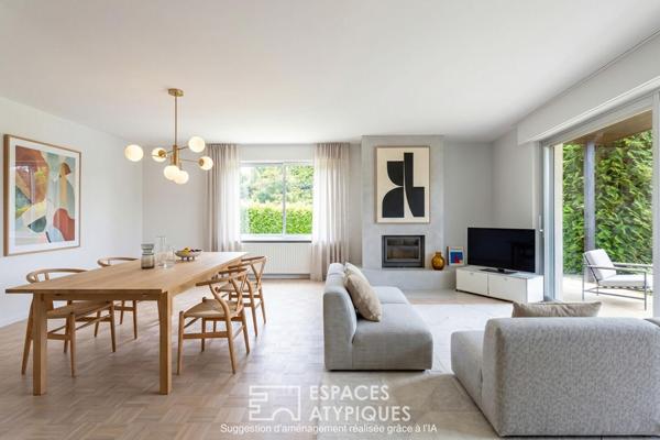 Maison familiale à réinterpréter dans un cadre verdoyant