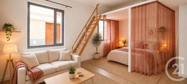 Appartement Studio à vendre  1 pièce - 26,05 m 2   AUBERVILLIERS  - 93