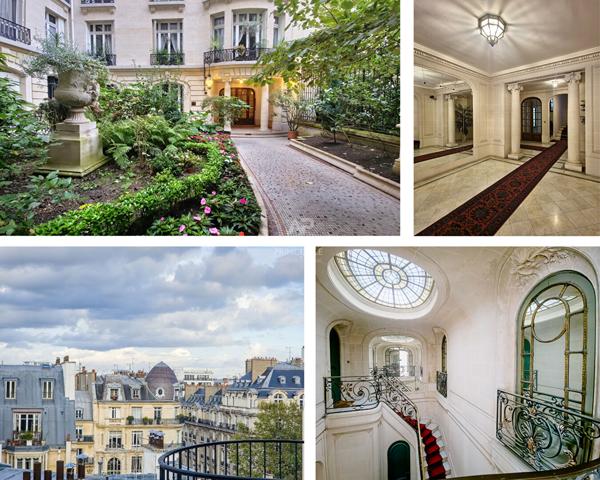 PARIS 17EME - MÉTRO WAGRAM - RUE AMPÈRE - DERNIER ÉTAGE TERRASSE - APPARTEMENT FAMILIAL Loyer 5 200 €/mois charges comprises **  - Référence  3193-NG