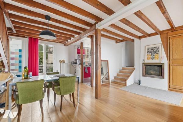 LES LILAS - Duplex de 3/4 pièces - Traversant - Dernier étage - Vue dégagée