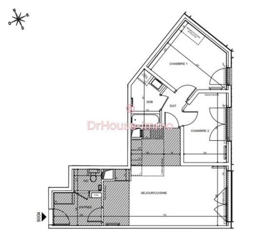 Appartement à vendre 3 pièces de 70 m²