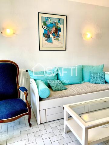 Appartement T2 49m2 + studette (séjour, cuisine, SDE, WC) 10m2