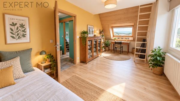 SAINT-NIC – PLAGE DE PENTREZ À PIED – VUE MER – MAISON RÉNOVÉE AVEC STUDIO INDÉPENDANT