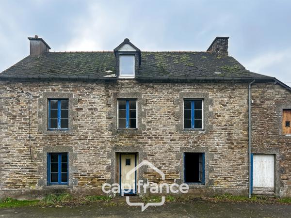 Maison en pierre avec dépendances et grand terrain – Environnement boisé et calme – La Motte (22600)