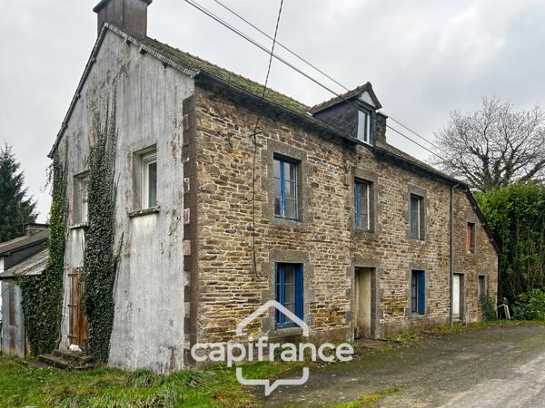 Maison en pierre avec dépendances et grand terrain – Environnement boisé et calme – La Motte (22600)