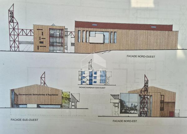 Entrepôt industriel à vendre proche de Montpon Ménestérol 
