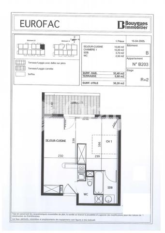 Appartement · Location Montpellier (34090) 2 pièces · 32m²