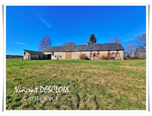 Maison à vendre 6 pièces Lac Des Settons (58230) terrain 2630m² sans voisins.