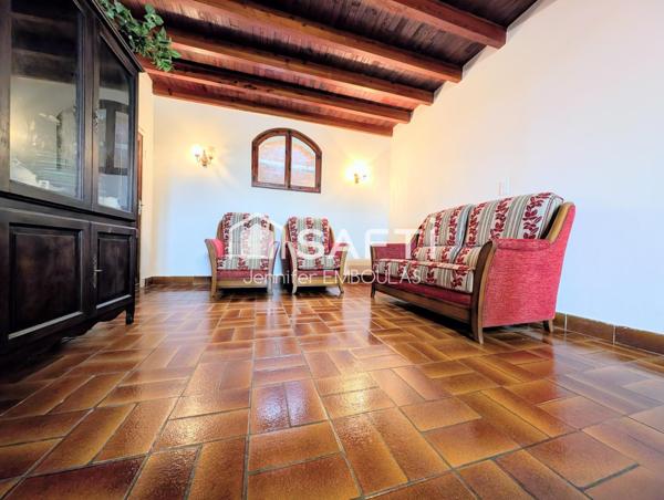 Maison en pierre 4 chambres avec jardin + dépendance + garage