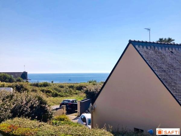 Charmante maison lumineuse vue mer et plage à pied
