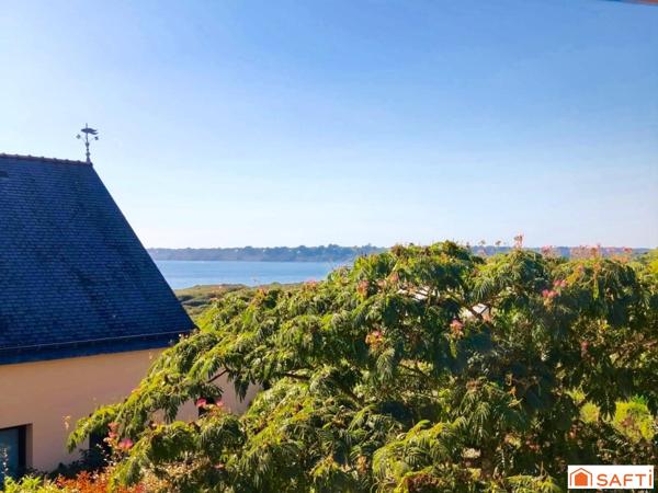 Charmante maison lumineuse vue mer et plage à pied