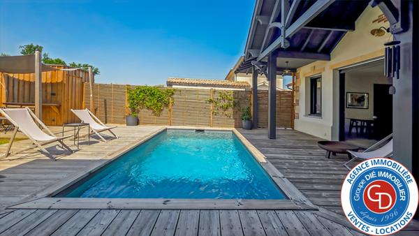 Mios (33380) Villa de 2021 avec 3 chambres, garage et piscine