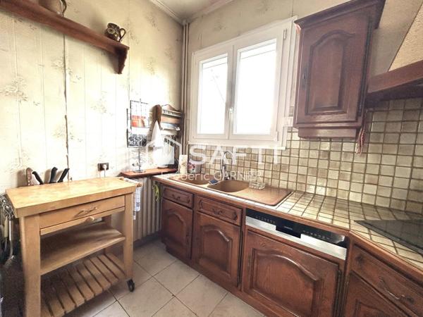 Maison 3 pièces de 76 m², 2 chambres, bureau