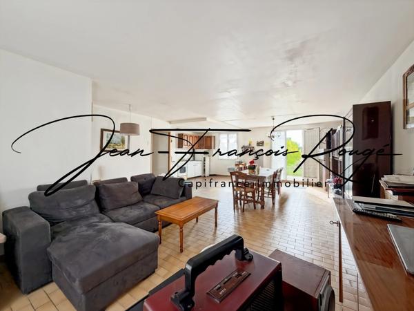 Pirou, à 400 mètres de la plage, maison de plain-pied avec trois chambres
