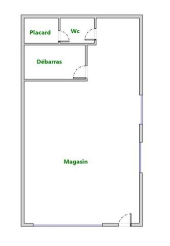 A vendre LHOMME (72),Local/bureau -Local commercial polyvalent en cœur de bourg