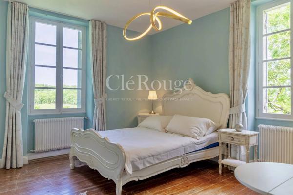 Près de Bergerac - Magnifique château de 5/6 chambres, sur un terrain de 1,6 hectare