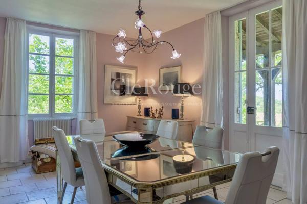 Près de Bergerac - Magnifique château de 5/6 chambres, sur un terrain de 1,6 hectare