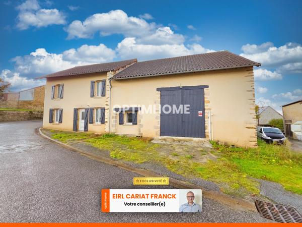MAISON DE 117 M² AVEC DÉPENDANCES, L’ENSEMBLE SUR 1050 M² DE TERRAIN CLOS