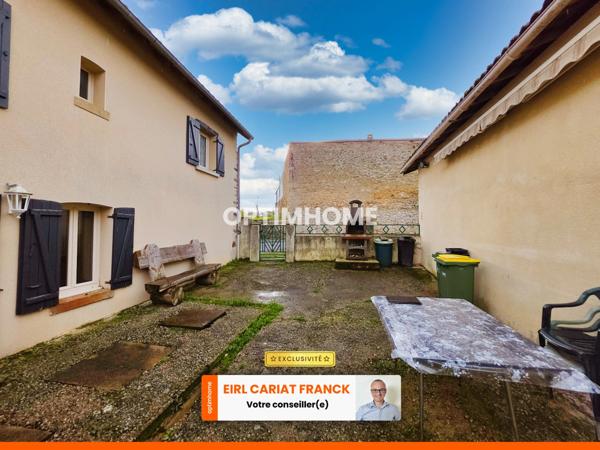 MAISON DE 117 M² AVEC DÉPENDANCES, L’ENSEMBLE SUR 1050 M² DE TERRAIN CLOS