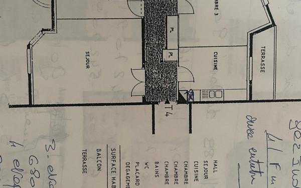 Appartement à vendre    4 pièces • 85,55 m2 Lyon 8