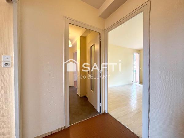 Appartement T3 entre calme et praticité