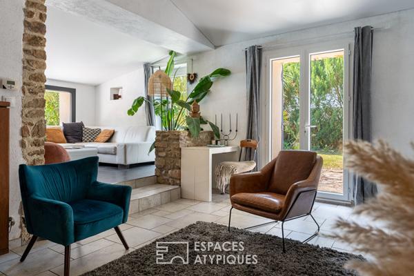 Longère familiale avec piscine – Saint Etienne de Montluc