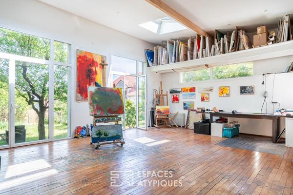 Maison avec jardin et atelier d’artiste