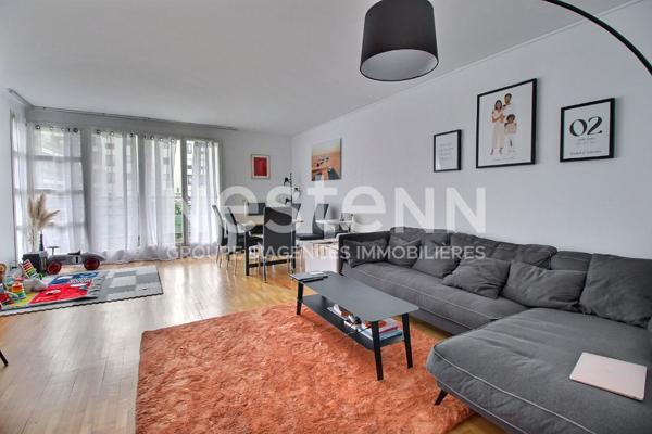 Courbevoie Bécon appartement à vendre 4 pièces récent avec balcon-cave-2 pkg