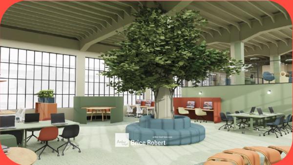 Bureaux neufs à vendre ou louer à Vaulx-en-Velin avec espaces modulables