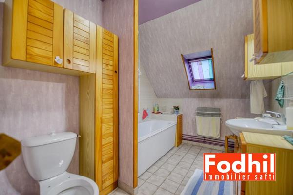 Maison familiale 5 pièces – 96 m² – 3 chambres – Sous-sol total – Grand jardin
