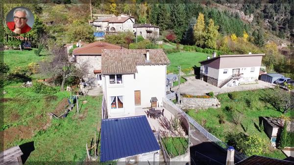 Accons (07160) Maison 5 pièces 88 m² Accons 3 chambres et grande terrasse