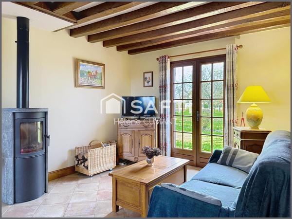 Sur la commune d'Asnières, à seulement 3 km du bourg de Moyaux et de ses commerces de proximité, laissez-vous séduire par ce charmant pavillon parfaitement entretenu, sur sous-sol complet.